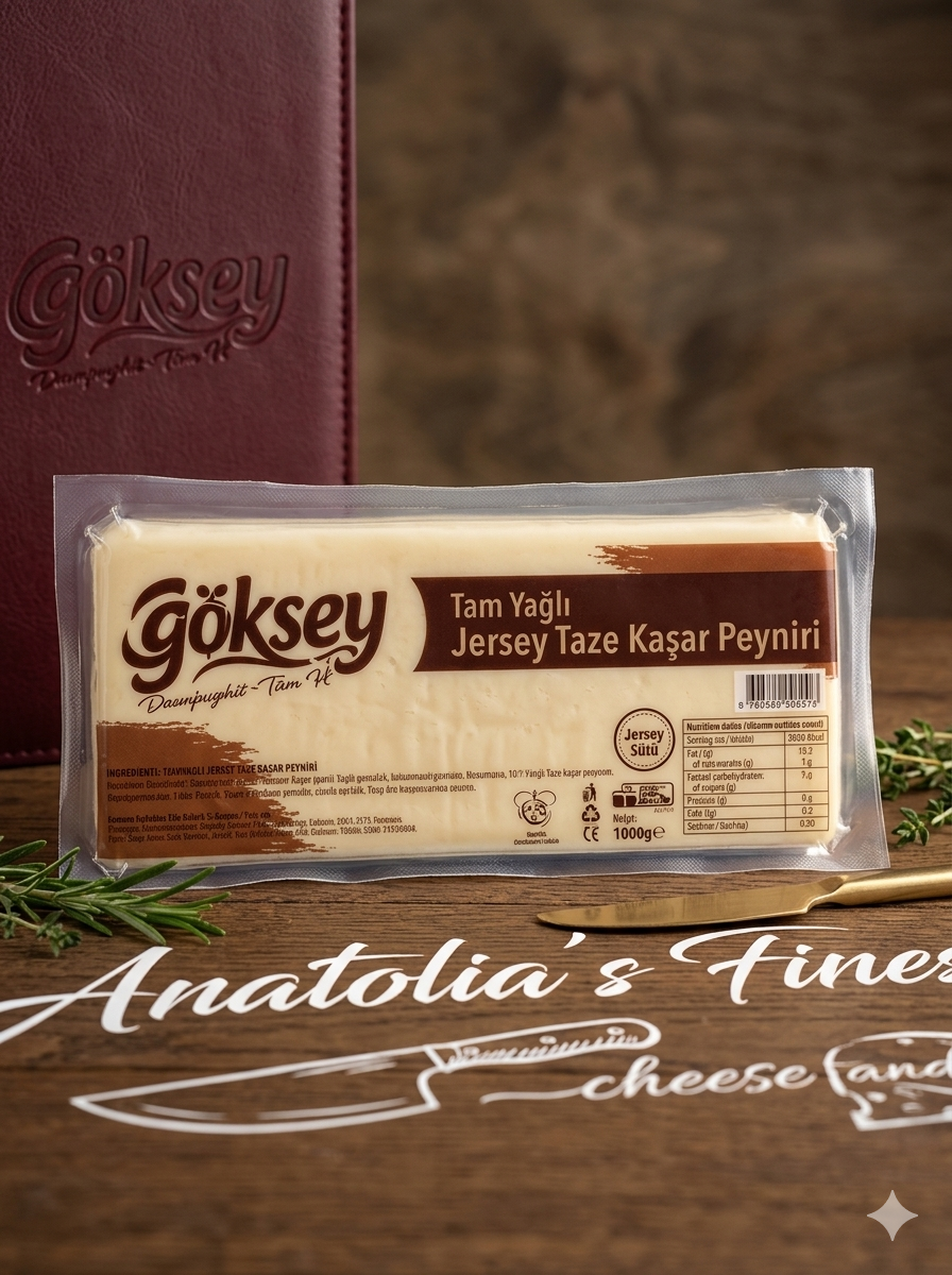 Göksey El Yapımı Kaşar (Jersey Sütünden)
